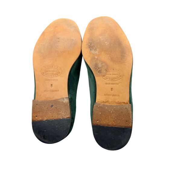 Stubbs and Wootton Green Jolly Roger Skull Embroidered Velvet Slippers Men's 8 - Picture 7 of 7